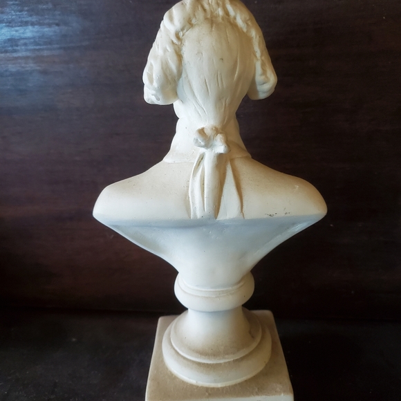 Vintage Thomas Jefferson Bust 8" by ALVA & Seth Thomas Metronome - Picture 5 of 6